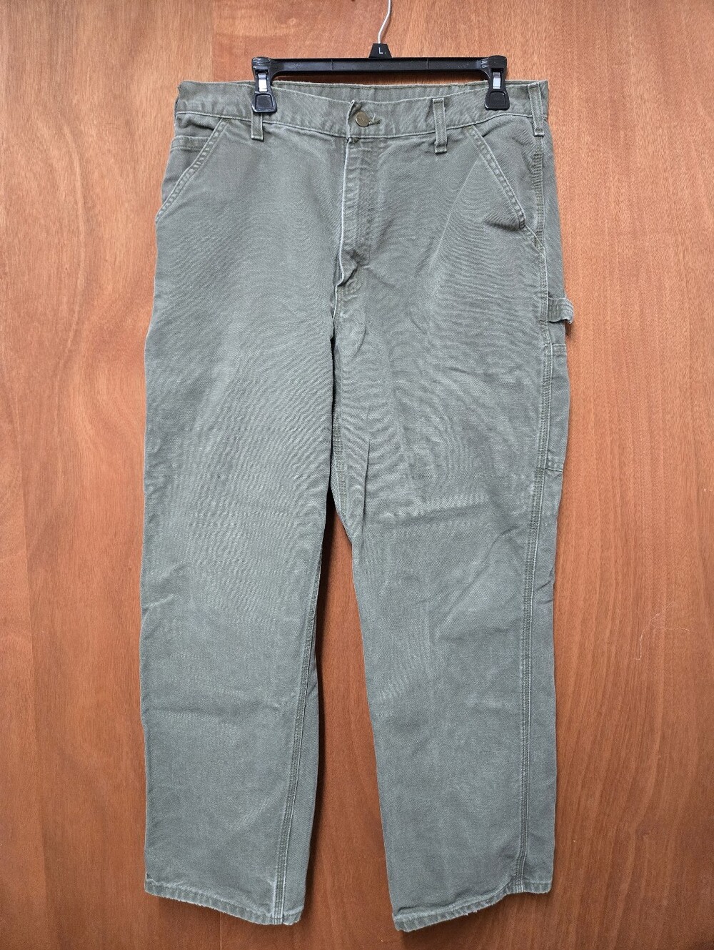 Carhartt Men's Olive Green Work Pants